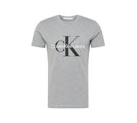Calvin Klein Jeans Core MONOLOGO Slim tee J30J320935, Camisetas de Manga Corta para Hombre, Mid Grey Heather, S