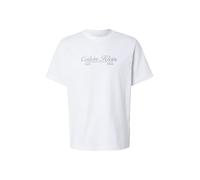 Calvin Klein Jeans Camiseta gris plateado / blanco XL EUR