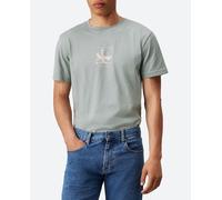Calvin Klein Jeans Camiseta Hombre manga corta con logo gráfico. Gris M