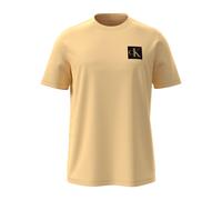Calvin Klein Camiseta de Manga Corta Hombre Gradient Monogram Logo de algodón, Amarillo (Sunlight), L