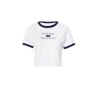 CAMISETA CALVIN KLEIN DRAPEY CROP MUJER XS