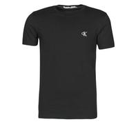 Calvin Klein Camiseta de Manga Corta Hombre CK Essential Slim Fit, Negro (CK Black), M