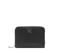 Calvin Klein Jeans. Cartera de piel con logo CK metalizado LV04F1064G-UB1