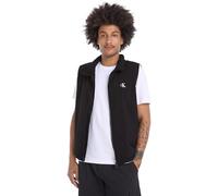 Calvin Klein Jeans Chaleco Hombre Lightweight Vest de aspecto arrugado, Schwarz (Negro), M