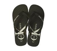 Calvin Klein Jeans Chanclas de hombre playa o piscina con logotipo, artículo ZM0ZM03099, 0GM Black/grey, EUR 40 - UK 6,5 - USA 7,5 - CM 25