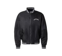 Calvin Klein Jeans Chaqueta de entretiempo 'Varsity' gris oscuro / negro / blanco S gris oscuro / negro / blanco