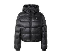 Calvin Klein Jeans Chaqueta de invierno negro / blanco S-M EUR