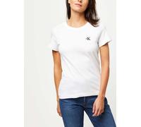 Calvin Klein Jeans CK Embroidery Slim Tee XL Blanco