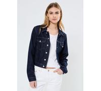 Calvin Klein Cazadora vaquera Mujer 90's Denim Jacket Cropped Fit, Azul (Denim Rinse), XS