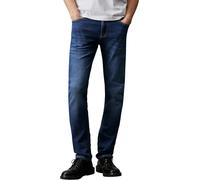 Calvin Klein Jeans Delgado, Jeans Hombre, Denim (Denim Dark Blue), 30W / 32L