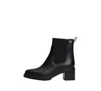 Calvin Klein Jeans Heel Platform Zip Boot SS YW0YW01601, Botas Mujer, Marrón (Fossil/Black), 37 EU
