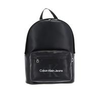 Calvin Klein Jeans Hombre Mochila con Compartimento para Ordenador, Negro (Black), Talla Única
