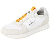 Calvin Klein Jeans Hombre Runner Sneaker Zapatillas de deporte, Multicolor (Bright White), 43 EU