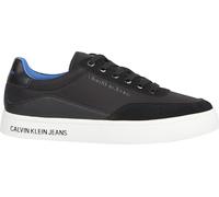 Calvin Klein Jeans Hombre Sneaker Suela Cupsole Classic Su Softny Zapatillas, Negro (Black/Imperial Blu), 41