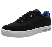 Calvin Klein Jeans Hombre Sneaker Suela Cupsole Classic Su Softny Zapatillas, Negro (Black/Imperial Blu), 42