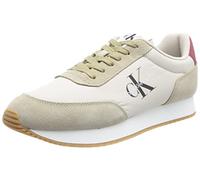 Calvin Klein Jeans Hombre Zapatillas de Running Retro Su-Ny Mono Zapatillas Deportivas, Beige (Eggshell/Travertine/Merlot), 44
