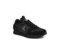 Calvin Klein Jeans Hombre Zapatillas de Running Sock Laceup Nylon-Leather Zapatillas Deportivas, Negro (Triple Black), 46