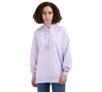 Calvin Klein Jeans Hoodie Mujer Oversized con Capucha, Morado (Pastel Lilac), XXL