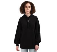 Calvin Klein Jeans Hoodie Mujer Oversized con Capucha, Negro (CK Black), M