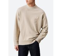 Calvin Klein Jeans Jersey hombre relaxed fit punto bouclé. Beige S
