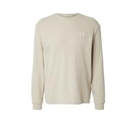 Calvin Klein Jeans Jersey 'Long Sleeve Waffle' taupe XS EUR