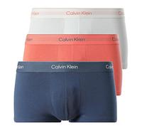 Calvin Klein Jeans - Juego de 3 boxers, color azul, naranja y blanco, para hombre