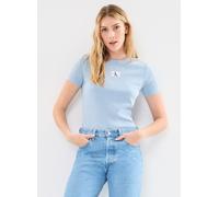 Calvin Klein Jeans Label Washed Rib Sli L Azul