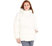 Calvin Klein Jeans Logo Belt Short Puffer, Mujer, Ivory, M