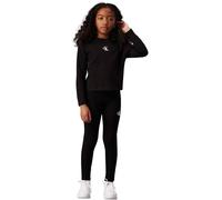 Calvin Klein Jeans Logo Legging IG0IG02137 Leggings, Negro (CK Black), 14 años para Niñas