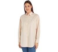 Calvin Klein Jeans Loose MONOLOGO Shirt J20J221866 Camisas de Tejido, Beige (Putty Beige), XL para Mujer