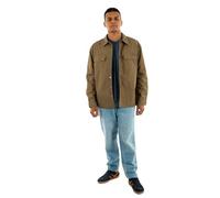 Calvin Klein Jeans LS CTTN FLLD RLXD SH LV04RC401G - Chaquetas para hombre, color amarillo (Capers), L, Amarillo (Capers), L