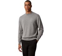 Calvin Klein Jeans LS EZ Cotton CREWNK Suéter 12GG LV04RC309G para Hombre, Color Gris (Medium Grey HTR), S, Gris (Medium Grey Htr), S