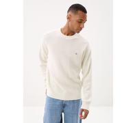 Calvin Klein LS Ez Cotton Waffle Crwnk SWTR 9 Lv04Rd313G Suéteres para Hombre, Color Blanco (Tofu), L