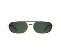 Calvin Klein Jeans Men's Sunglasses CKJ26202S - Gold/Matte Green with Mirror Solid Green Lens