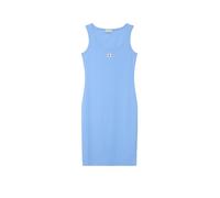 Calvin Klein SL Baby Rib Label Square N LV047F257G Vestidos para Mujer, Azul, Talla M