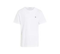 Calvin Klein Jeans Mono Mini Badge Reg T-Shirt IU0IU00543 Camisetas de Manga Corta, Blanco (Bright White), 14 años Unisex niños