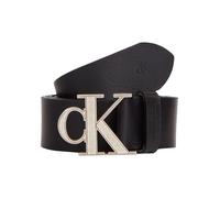 Calvin Klein Jeans Monogram Cinturón Piel 85 cm negro