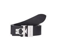 Calvin Klein Jeans Monogram Cinturón Piel natural 90 cm negro