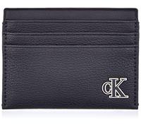 Calvin Klein Jeans Monograma mínimo Ckj, Accesorio de Viaje-Billetera Plegable Triple para Mujer, Black, Talla única