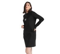 Calvin Klein Jeans Monologo Milano LS - Camiseta de Vestir para Mujer, CK Negro, S