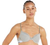 Calvin Klein Jeans Mujer Sujetador Moldeado con Aros, Gris (Grey Heather), 75C (34C)