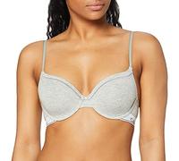 Calvin Klein Modern T Shirt Bra, Sujetador con aros Mujer, Gris (Grey Heather 020), 90C (Talla del fabricante: 0C34)