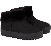 Calvin Klein Mujer Zapatillas para estar en casa Home Anke Slipper Calentitas, Negro (Triple Black), 39