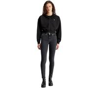 Calvin Klein Jeans Mujeres CK EMBRO BADGE ZIP-THROUGH J20J222885, Black (CK Black), XL