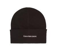Calvin Klein Jeans Mujeres INST EMBRO BEANIE K60K612651, Black (Black/Peach Whip), OS