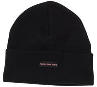 Calvin Klein Jeans Mujeres INST PATCH BEANIE K60K612322, Black (Black/Dusty Rose), OS