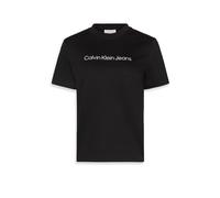 Calvin Klein Jeans Camiseta A- INST. Logo Classic tee SS LV047C912G gráfica para mujer negra XL
