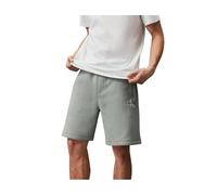 Calvin Klein Jeans Pantalón chándal Corto Hombre Monologo Short con Cinturilla elástica, Gris (Slate Gray), XS