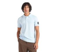 Calvin Klein Jeans Polo de Manga Corta para Hombre, Ajuste Regular, Azul Recuerdo, S