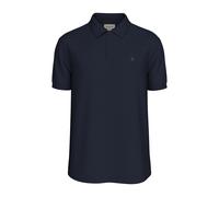 Calvin Klein Polo de Manga Corta Hombre Monogram Pique de algodón, Azul (Dark Sapphire), M
